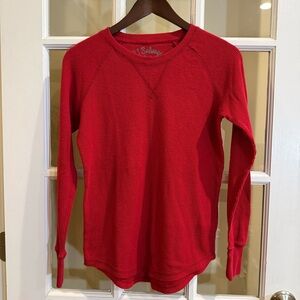 P.J. Salvage Womens Waffle Knit Pajama Sweater Top Size XS